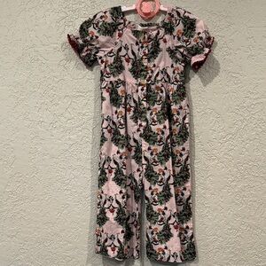 Kate Quinn peacock Puff Sleeve Jumpsuit